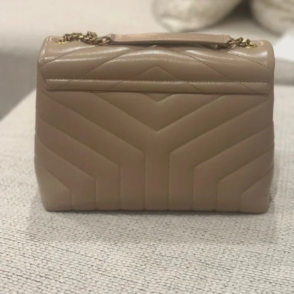 Yves Saint Laurent Tan Toy LouLou Bag - Picture 6 of 11